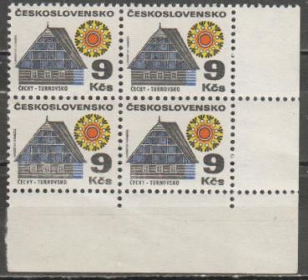 1882 čtyřblok ** - 1971